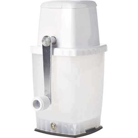 Broyeur à Glace Pilée Manuel Ventouse Ultra Stable Blanc Pile facilement la glace pour vos cocktails et fixation ventouse ultra stable (1/5)