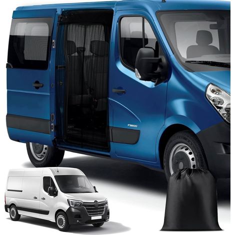 Moustiquaire Magnétique Personnalisée pour Renault Master H1/H2/H3 et L1/L2/L3 2010-2024 pour Porte Latérale, Moustiquaire pour Van pour Porte Latérale,Seule Couche-79" H x 55" B (1/5)