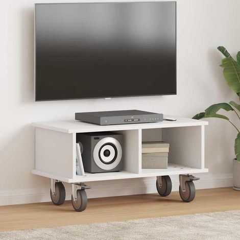 TV-Ständer Weiß 68,5 x 35 x 35 cm Holzwerkstoff