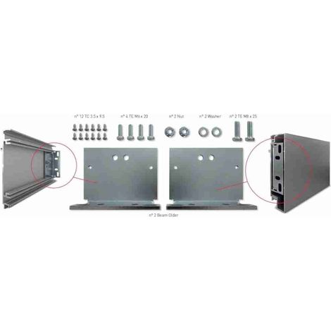 Kit de soporte de cabezal de soporte de viga KT4063 Des. 4063 DITEC ENTREMATIC KT4063