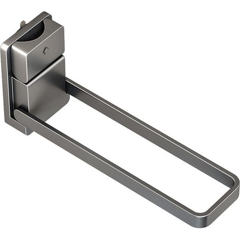 1x Porte-serviettes pliant à ventouse — Support et rangement pour serviettes de lavabo (Sans perçage) (1/5)