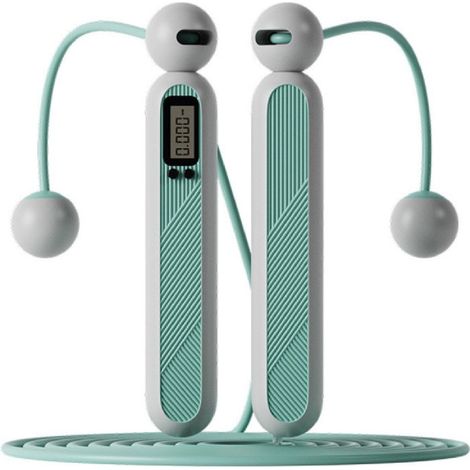 Corde à Sauter à Compteur Électronique Julia Bleu (1/2)
