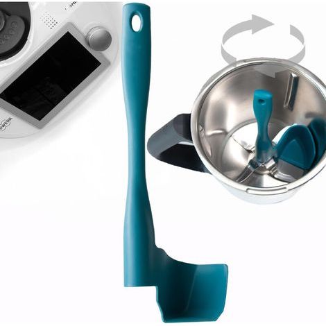 Dog and cat brush - Pet brush - Brush for long and short hair - Cleans hair with a button - Blue (1/4)