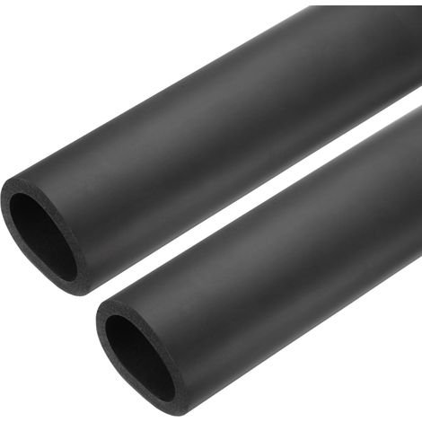 2pcs Tube d'Isolation Mousse pour Tuyau 61cm/24" ID 45mm Noir (1/5)