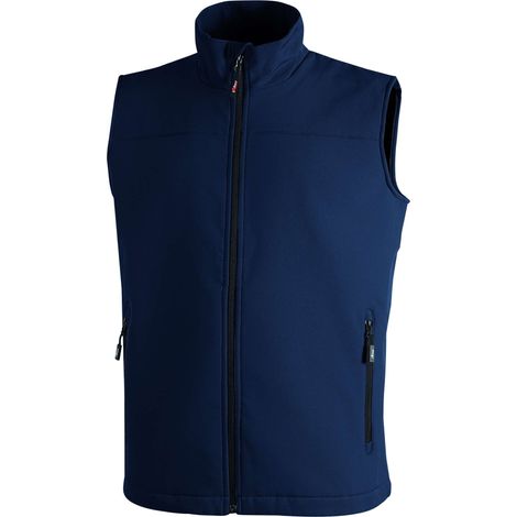 U-Power GILET SOFTSHELL DUBLINO Col. Blu Mis. XL