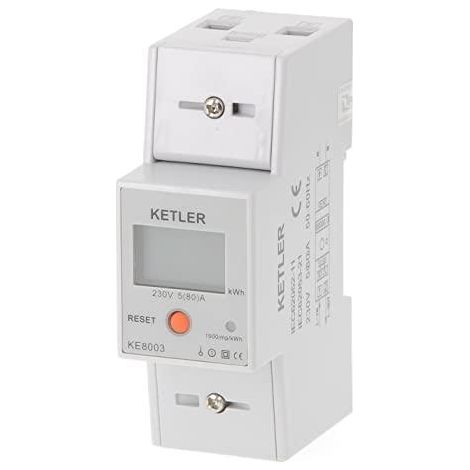 Ketler KE8003 contador modular monofásico 80A LCD