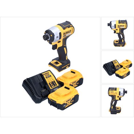 DeWalt DCF 887 P2 Avvitatore a impulsi 18 V 205 Nm 1/4'' Brushless + 2x batteria 5,0 Ah + caricatore