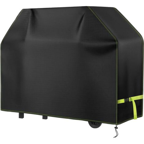 Housse de barbecue d'extérieur, Oxford 420D, protection 127x61x117CM, vent/soleil/eau, compatible avec la plupart des barbecues (1/4)