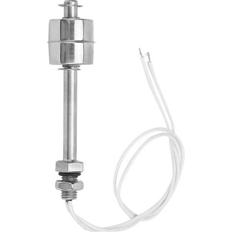 0 220V 100mm Capteur de Niveau de Liquide Interrupteurs à Flotteur avec Interrupteur à Flotteur Vertical en Acier Inoxydable pour réservoirs de Carburant Tours d'eau Chauffe-Eau énergie Solaire (1/5)