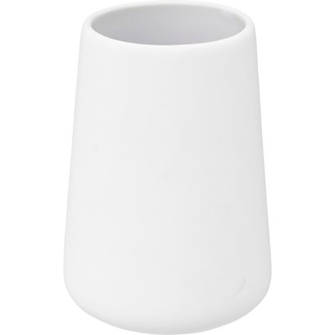 Vaso de cerámica "Colorama" algodón blanco