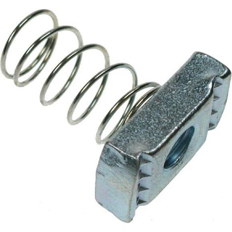 Écrou M6, Galvanisé, pour rail de 6 x 19mm