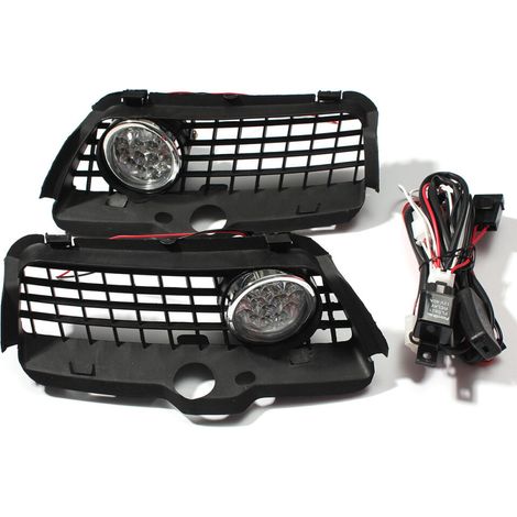 Para la parrilla del parachoques delantero del Mk3 1992-1998, faros antiniebla LED blancos de 6000K, luces diurnas LED (DRL), accesorios para automóvil.