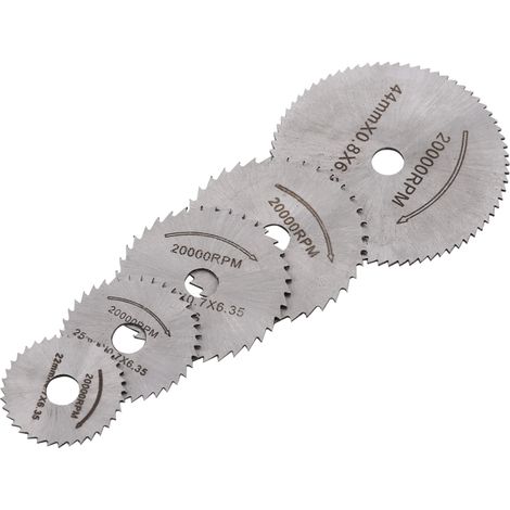 Lames de scie rotatives HSS miniatures pour la découpe du métal et du bois (1/5)
