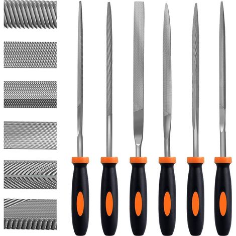Feilen Set 6tlg. Werkstattfeilen für Holz, Metall, Kunststoff, Glas (1/5)