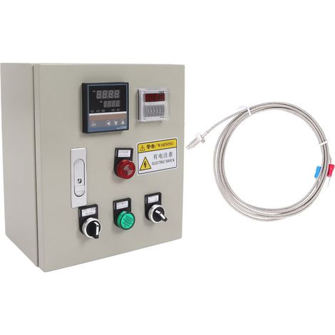 Régulateur de température PID 7.5kW Thermostat intelligent Contrôleur précis avec sonde thermocouple AC220V Boîte de régulation (1/5)