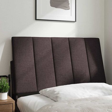 Maison Exclusive - Cuscino Testiera Hanko Marrone Scuro 80 cm in Tessuto (1/5)