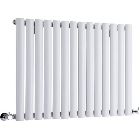 Hudson Reed Vitality – Radiateur Design Horizontal – Blanc – 63.5 x 82.6cm