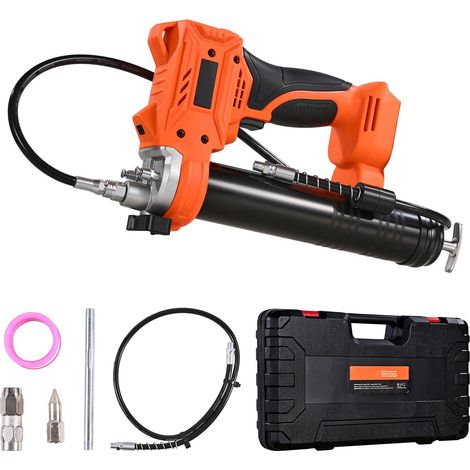 Akku-Fettpresse, 8000 PSI, 18V Makita Akku, mit LED und 35,4 Zoll flexiblem Schlauch, für Fahrzeuge und Maschinen (nur Gerät) (1/5)