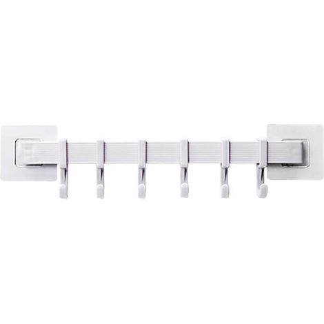Crochet Murale Sans Perçage - Porte-Manteaux et Porte-Serviettes Multifonction - Pour Chambre Salle De Bain Entrée - Lot De 1