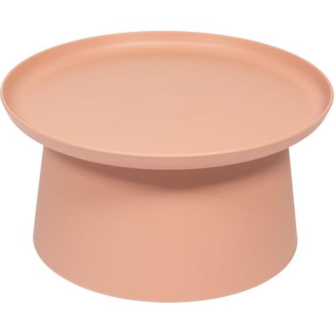 Amadeus - Table basse ronde rose Ø70 cm