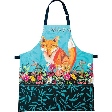 Tablier Renard pour enfants en coton décoré Allen