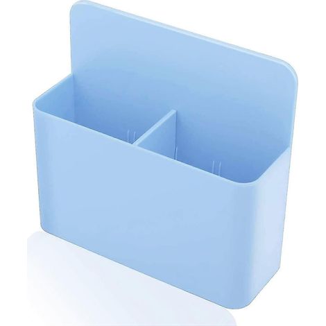 Porte-marqueurs magnétique, boîte de rangement, rangement pour ustensiles de bureau, organiseur, boîte de rangement, porte-stylo magnétique, porte-marqueurs magnétique (bleu) (1/5)