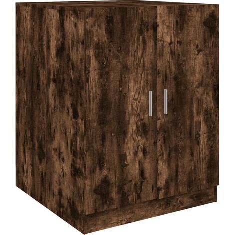 Meuble pour machine à laver Chêne fumé 71x71,5x91,5 cm vidaXL