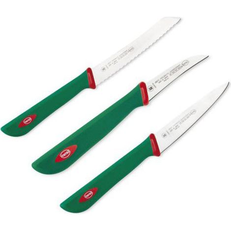 Cuchillo de pelar/verduras, paquete de 3, Premana Sanelli