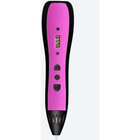 Stylo 3D pour les passionnés de bricolage, stylo d'impression 3D avec écran LCD, stylo de dessin 3D avec filament PLA de 1,75 mm, jouet amusant, cadeau d'anniversaire idéal