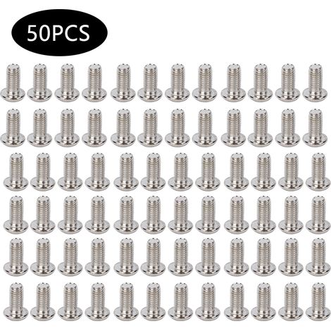 50 vis à tête cylindrique semi-circulaire en acier inoxydable, à six pans creux, M8 x 16 mm (1/5)