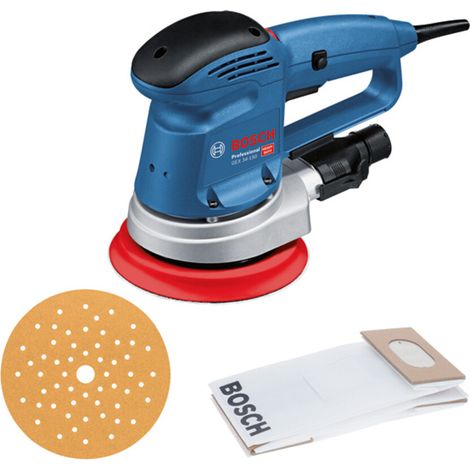 Bosch Professional GEX 34-150 - Exzenterschleifer (340 W, Teller Ø 150 mm, im Karton)