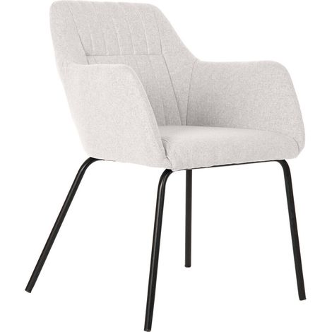 Silla Poliester Metal 59,5X60,5X78 Beige (1/5)