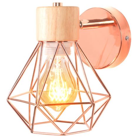 royaluxe- Applique Murale Rétro 15CM Lampe Murale Moderne Applique Murale D'Intérieur En Métal, Angle Réglable, Or Rose, Pour Chambre À Coucher, Bureau