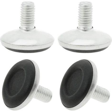 4 Pcs Adjustable Furniture Leveling Feet M8 x 12 x 28mm Furniture Feet, Floor Protectors for Home Furniture, Office, Table, Chair (1/5)
