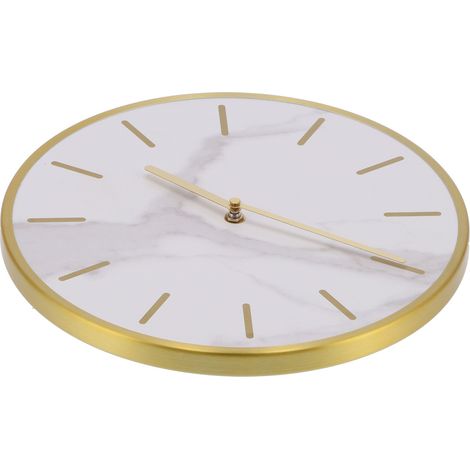 Moderne Wanduhr mit großem Pendel, runde, geräuschlose Hängeuhr für Hausbars und Cafés (1/5)