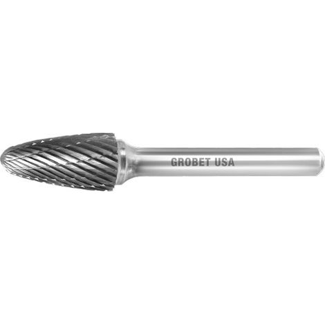 FRESAS ROTATIVAS M/DURO ARBOL CON RADIO P/ACERO DTE.ALTERNO 3.0 MM. MANGO 3 MM.