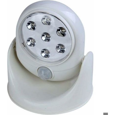 Lampe LED 360° Sans Fil, Détecteur Mouvement, Pour Intérieur Extérieur, Atmosphère (1/4)