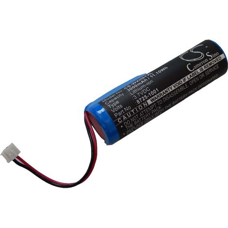vhbw 1x Akku kompatibel mit Wahl Eclipse Clipper Rasierer (3000 mAh, 3,7 V, Li-Ion) - Ersatz für 8725-1001