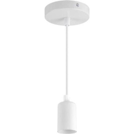Suspension Ampoule E27 100cm Blanc - SILAMP (1/2)