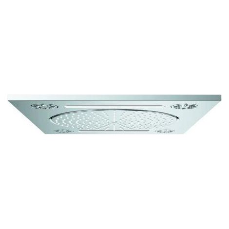 Grohe Rainshower Aqua 15" Soffione doccia ad incasso a 3 getti Cromo, 26888000