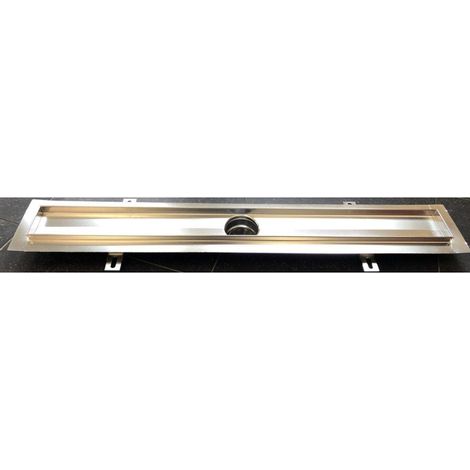 Aco Flexdrain e Caniveau de douche avec bride 68,7x8,7cm inox (1/5)