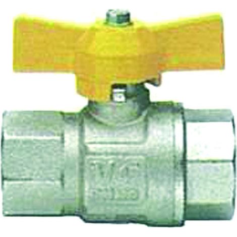 Valvola a sfera gas f/f con maniglia a t london art.068 - Specifiche: FF 3/4