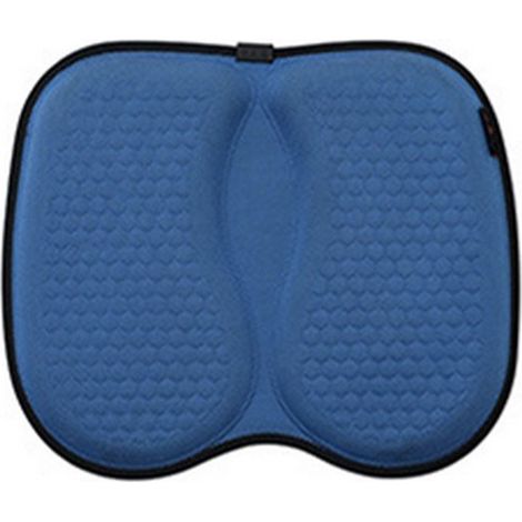 Ergonomisches Sitzkissen aus Latex – 3D-Design – Komfortable Steißbeinstütze – Für Bürostühle, Autos und langes Sitzen – Dunkelblau – 41 x 35 x 2 cm (1/5)
