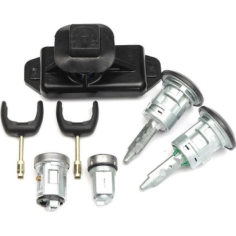 Komplettes Türschloss-Zündschlosszylinder-Set für Ford – wie abgebildet