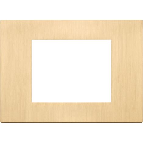 VIMAR - 30653.70.01 Placca 3M oro spazzolato