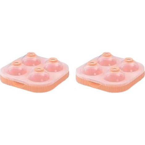 Máquina para hacer bolas de hielo redondas 3D de 6,5 cm de diámetro, bolas altas, bandeja para moldear hielo para cocteles y utensilios de bar de whisky. (1/4)