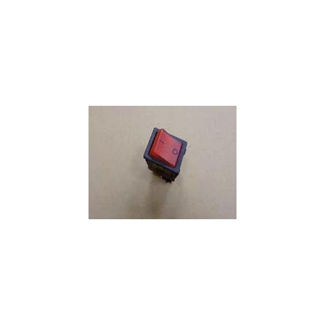 Interruptor bipolar luminoso rojo - DE DIETRICH : 95325090