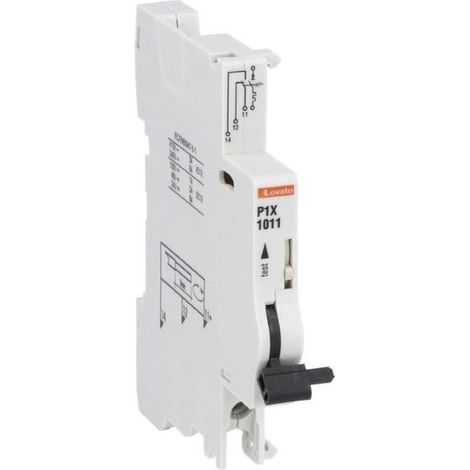 Contatto ausiliare 1NO+1NC 400V 6A 1 contatto in scambio Lovato P1X1011 (1/5)
