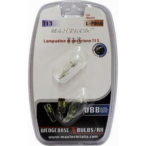 Position Bulbs T13 L-p066 12 V 10 Watt Ultra-bright Bulbs Maxtech (1/2)