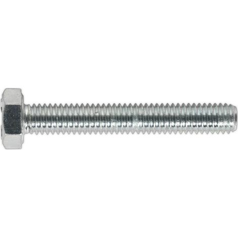 Sealey HT Setscrew M6 x 40mm 8.8 Zinc Pack of 50 SS640
